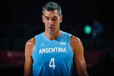 Ο Λουίς Σκόλα στην τελευταία εμφάνισή του ως παίκτης της Αργεντινής