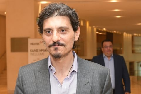 Ο μεγαλομέτοχος της ΚΑΕ ΠΑΝΑΘΗΝΑΪΚΟΣ SUPER FOODS Δημήτρης Γιαννακόπουλος κάνει δηλώσεις στα ΜΜΕ μετά την συνάντηση με τον Γενικό γραμματέα της FIBA Πάτρικ Μπάουμαν, σε ξενοδοχείο της Αθήνας την Πέμπτη 3 Μαΐου 2018.
(EUROKINISSI SPORTS/ΒΑΓΓΕΛΗΣ ΣΤΟΛΗΣ)