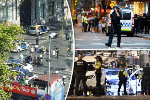 Ενός λεπτού σιγή για τα θύματα της τρομοκρατικής επίθεσης στη Βαρκελώνη