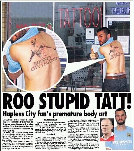 Το πιο ηλίθιο ποδοσφαιρικό τατουάζ!