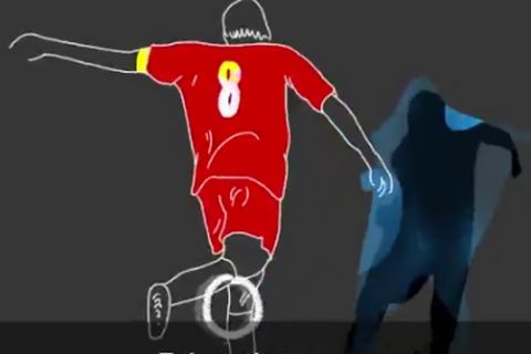 Σε animation το γκολ του Τζέραρντ κόντρα στον Ολυμπιακό