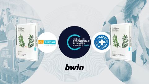 Διπλή βράβευση της bwin στα Hellenic Responsible Business Awards 2021