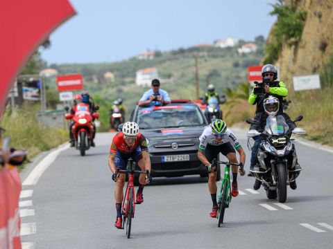 Ενδιάμεσο σπριντ ευθείας από τον περσινό ΔΕΗ Διεθνή Ποδηλατικό Γύρο Ελλάδας.