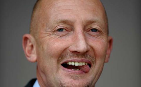 BLACKPOOL, ENGLAND - MAY 08:  Ian Holloway of Blackpool looks on during the Coca-Cola Championship Playoff Semi Final 1st Leg  match at  Bloomfield Road on May 8, 2010 in Blackpool, England.  (Photo by Laurence Griffiths/Getty Images) *** Local Caption *** Ian Holloway