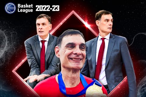 Ο Γιώργος Μπαρτζώκας ο προπονητής της σεζόν στην Basket League για τη σεζόν 2022/23