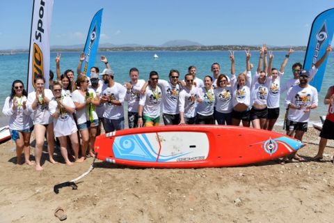 BIC Stand Up Paddle Race at the 5th Spetsathlon