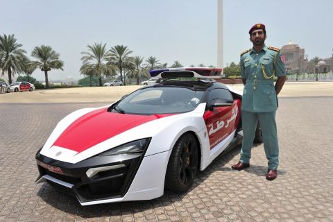 Lykan Hypersport Police Abu Dhabi