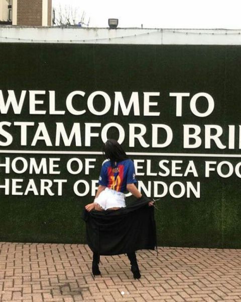 Η Suzy Cortez τα... πέταξε έξω από το Stamford Bridge!