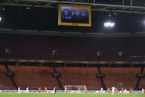 Η Γιόχαν Κρόιφ Αρένα σε παιχνίδι της Εθνικής Ολλανδίας