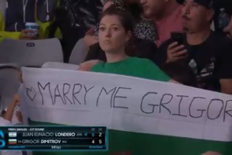Australian Open: Η πρόταση γάμου στον Ντιμιτρόβ και η απίθανη φόρμα του