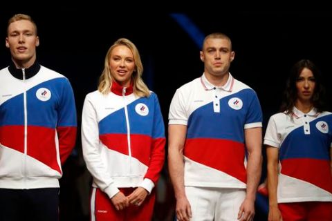 Στιγμιότυπο από την παρουσίαση των στολών της Ρωσίας για τους Ολυμπιακούς Αγώνες 2020, Μόσχα | Τετάρτη 14 Απριλίου 2021