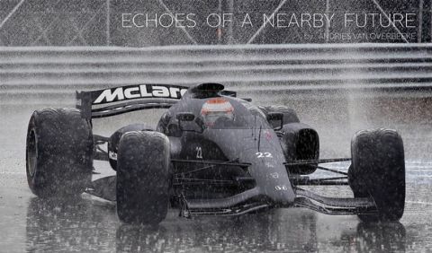 McLaren Mercedes' Jenson Button, of Britain drives during heavy rain early in the Canadian Grand Prix auto race, Sunday, June 12, 2011, in Montreal.  Button won the race. (AP Photo/The Canadian Press, Jacques Boissinot)