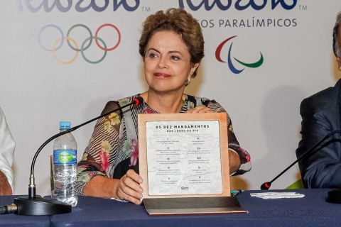 Rio de Janeiro-RJ, 10/11/2015. Presidenta Dilma Rousseff durante reunião de trabalho do Comitê Organizador dos Jogos Olímpicos e Paralímpicos Rio 2016. Foto: Roberto Stuckert Filho/PR