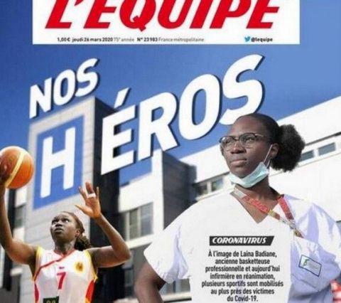 Κορονοϊός: Η Λαϊνά Μπαντιάν, από αθλήτρια μπάσκετ έγινε ηρωίδα σε νοσοκομείο της Γαλλίας