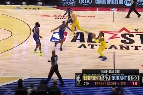 NBA All-Star Game 2021: Ο Λίλαρντ έγραψε τον επίλογο του ματς με σουτ από το κέντρο
