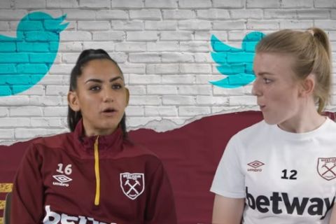 Οι ποδοσφαιρίστριες της Γουέστ Χαμ διάβασαν σεξιστικά tweets