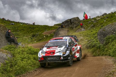 Ο Έλφυν Έβανς στο Ράλι Πορτογαλίας για το WRC