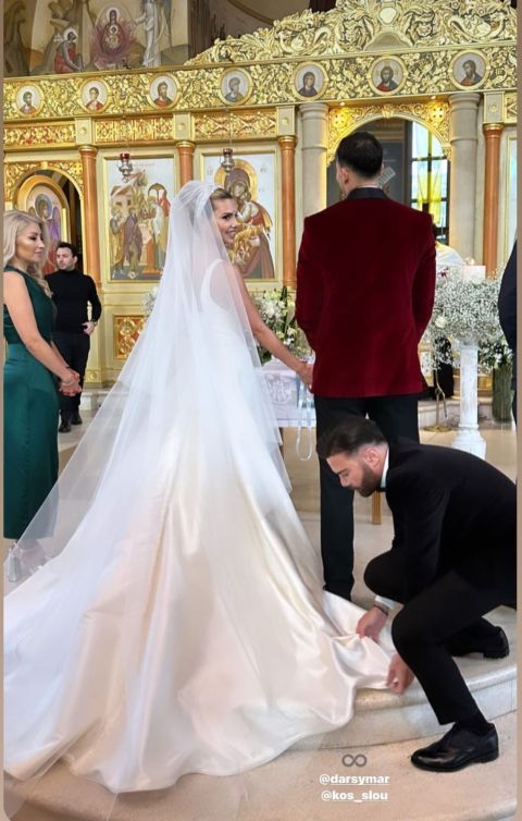 Κώστας Σλούκας, γάμος: Παντρεύτηκε και με θρησκευτικό γάμο την εκλεκτή της καρδιάς του Ντάρσυ