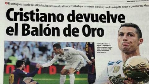 Η φάρσα της "Mundo Deportivo" για τον Κριστιάνο και τη "Χρυσή Μπάλα"