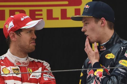 "Συγγνώμη" στον Vettel από τον Kvyat