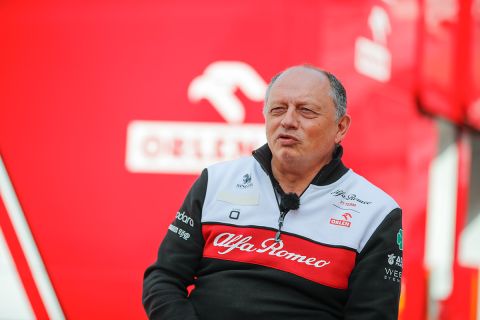 VASSEUR Frederic (fra), Team Principal of Alfa Romeo F1 Team ORLEN, portrait during the pre-season track session prior the 2022 FIA Formula One World Championship, on the Circuit de Barcelona-Catalunya, from February 23 to 25, 2022 in Montmelo, near Barcelona, Spain - Photo Antonin Vincent / DPPI