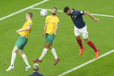 Ο Ζιρού πετυχαίνει το 4-1 στο Γαλλία - Αυστραλία | 22 Νοεμβρίου 2022