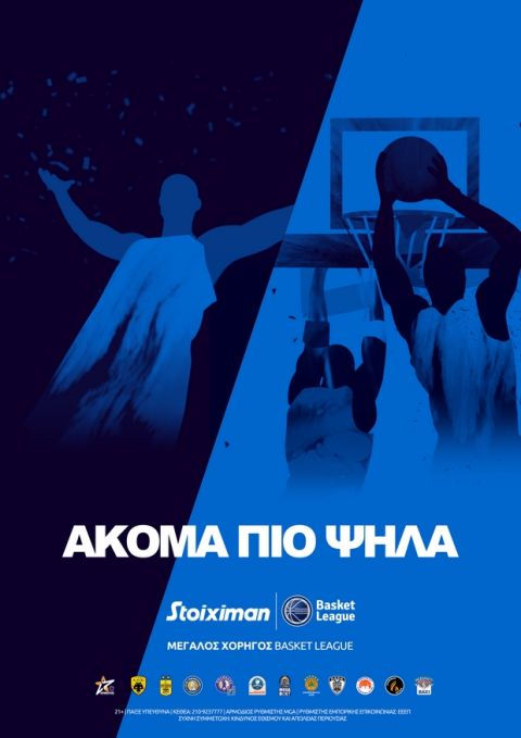 Stoiximan Basket League: Η Stoiximan Μεγάλος Χορηγός του ελληνικού πρωταθλήματος μπάσκετ