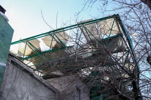 Οι ζημιές στο στέγαστρο της Λεωφόρου | 25 Ιανουαρίου 2022