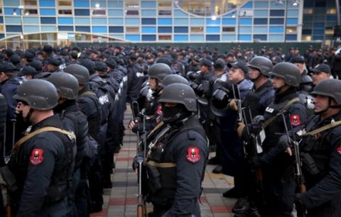 "Αστακός" η Elbasan Arena, 2.000 αστυνομικοί υπό το φόβο τρομοκρατικού χτυπήματος