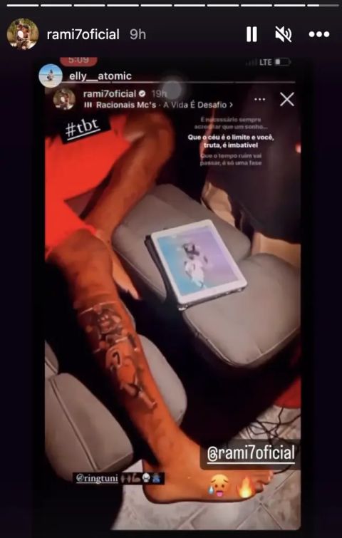 Ο Ραμίρες έκανε τατουάζ το γκολ του κόντρα στην Μπαρτσελόνα