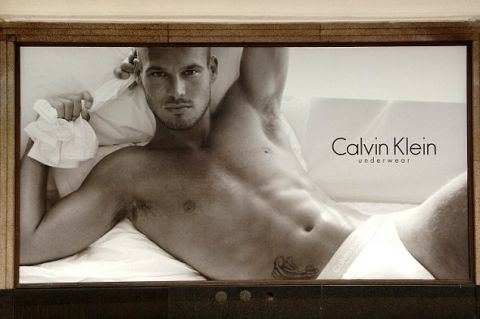 Freddie Ljungberg in an advertisement for  Calvin Klein London, England - 26.09.06. Credit: (Mandatory) Z. Tomaszewski / WENN
