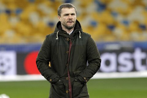Ο Σεργκέι Ρεμπρόφ ως προπονητής της Ντιναμό Κιέβου