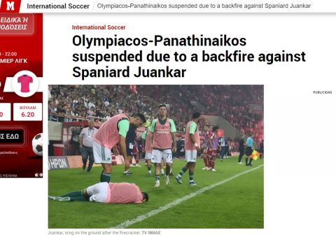 Το δημοσίευμα της Marca για τη διακοπή του Ολυμπιακός - Παναθηναϊκός 