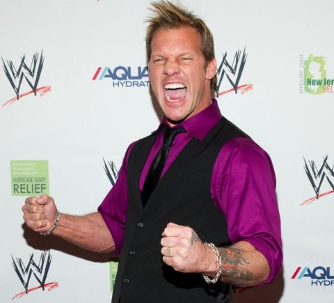  Chris Jericho attends the Superstars For Sandy Relief Event, on thursday, April 4, 2013 in New York, NY. (Photo by Dario Cantatore/Invision/AP)