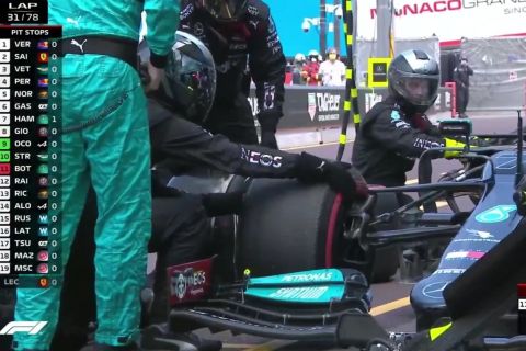 Formula 1 Μονακό GP: Φιάσκο με τον Μπότας για τη Mercedes, δεν ξεβίδωνε το μπουλόνι