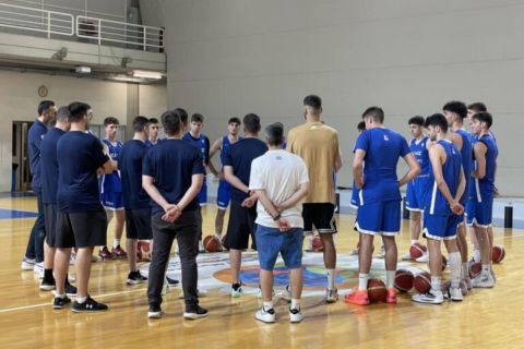 Η Εθνική Νέων Ανδρών ξεκίνησε προετοιμασία για το Ευρωπαϊκό U20 του Ηρακλείου χωρίς Μαντζούκα και Ζούγρη