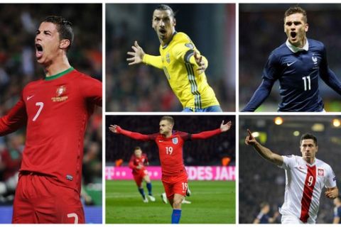 Οι δέκα καλύτεροι επιθετικοί του Euro 2016