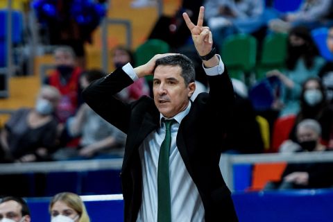 Ο Δημήτρης Πρίφτης σε αγώνα της EuroLeague