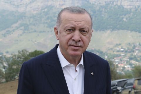Ο Ρετζέπ Ταγίπ Ερντογάν σε επίσκεψη στο Αζερμπαϊτζάν