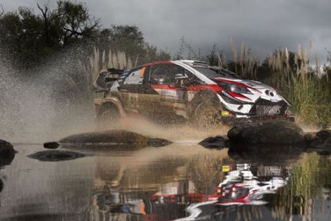 Ott Tanak (EST) performs during FIA World Rally Championship 2018 in Cordoba, Argentina on 28.04.2018