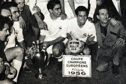 Η Ρεάλ Μαδρίτης πρώτη πρωταθλήτρια Ευρώπης το 1956