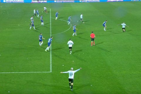 ΟΦΗ - ΠΑΣ: Το γκολ του Λουίζ Φελίπε στο 90+6' που ακυρώθηκε ως οφσάιντ