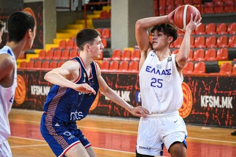 Ελλάδα - Σερβία 60-71: Ήττα και 8η θέση για την Εθνική Παίδων στο EuroBasket U16