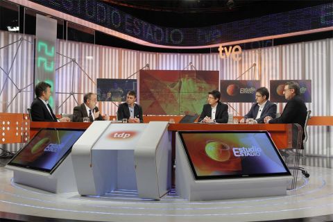 Ο Φλορεντίνο Πέρεθ σε εκπομπή της ισπανικής κρατικής τηλεόρασης (TVE). 