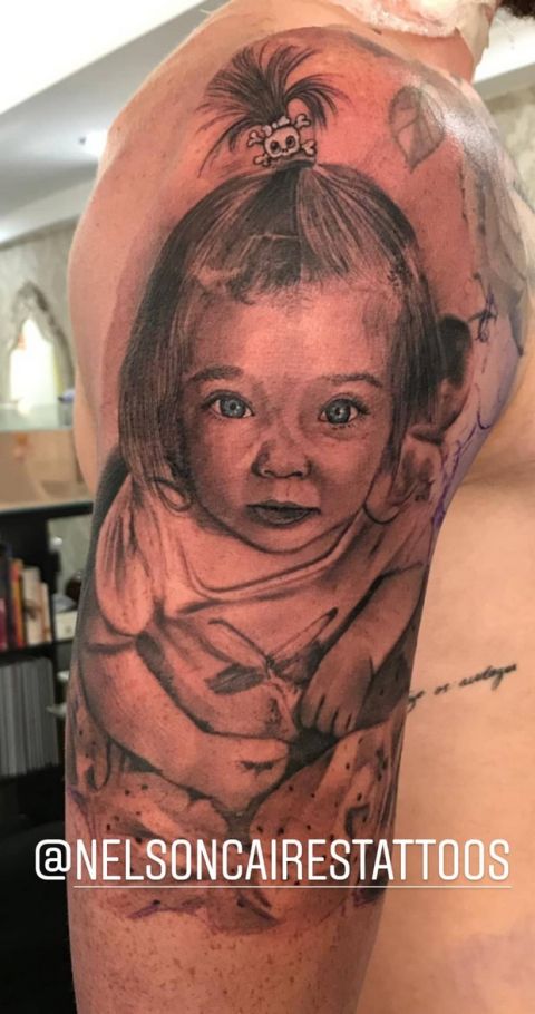 Ο Ζοσέ Σα έκανε τατουάζ την κόρη του