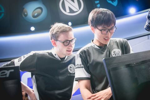 Doublelift and Bjergsen