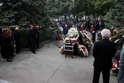 Εικόνες από την κηδεία του Ντούσαν Ίβκοβιτς
