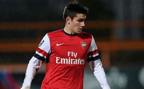 BARNET, ENGLAND - DECEMBER 06: Jon Toral of Arsenal during the NextGen Series match between Arsenal and Athletico Bilbao at Underhill Stadium on December 6, 2012 in Barnet, United Kingdom. (Photo by David Price/Arsenal FC via Getty Images) *** Local Caption *** Jon Toral