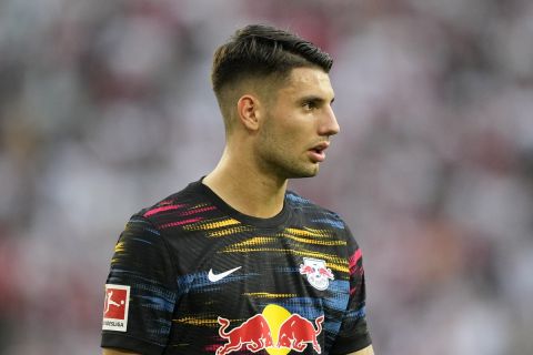 Ο Ντόμινικ Σόμποσλαϊ της Λειψίας σε στιγμιότυπο της αναμέτρησης με την Κολωνία για την Bundesliga 2021-2022, Κολωνία | Σάββατο 18 Σεπτεμβρίου 2021