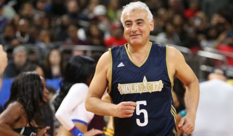 NEW ORLEANS, LA - FEBRUARY 17: Marc Lasry #5 of the East Team prepares for the NBA All-Star Celebrity Game as a part of 2017 All-Star Weekend at the Mercedes-Benz Superdome on February 17, 2017 in New Orleans, Louisiana. NOTE TO USER: User expressly acknowledges and agrees that, by downloading and/or using this photograph, user is consenting to the terms and conditions of the Getty Images License Agreement. Mandatory Copyright Notice: Copyright 2017 NBAE (Photo by Joe Murphy/NBAE via Getty Images)